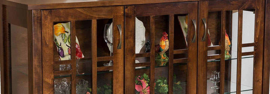 Amish Curio Cabinets - Herron's Furniture