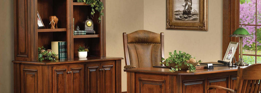 Amish Office Hutches - Herron's Furniture