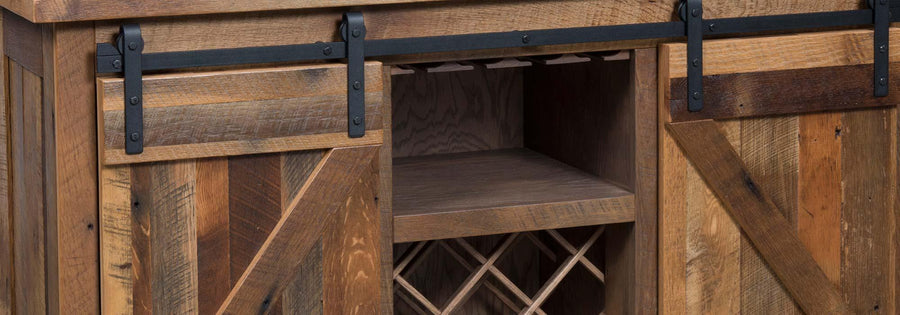 Amish Wine Cabinets & Storage - Herron's Furniture