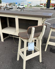 6-Piece Outdoor Bar Set (Brown Walnut on Birch)