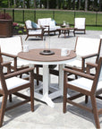 Mayhew Sling Poly 48" Dining Set - Herron's Furniture