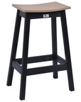 Island Poly Bar Set with Saddle Bar Stools - Herron's Furniture