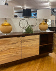 Sap Cherry Credenza with Spalted Maple Doors
