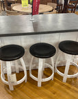 Concrete Top Island with Stools