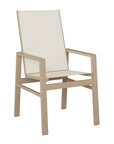 Vida High Back Sling Dining Chair with ergonomic design