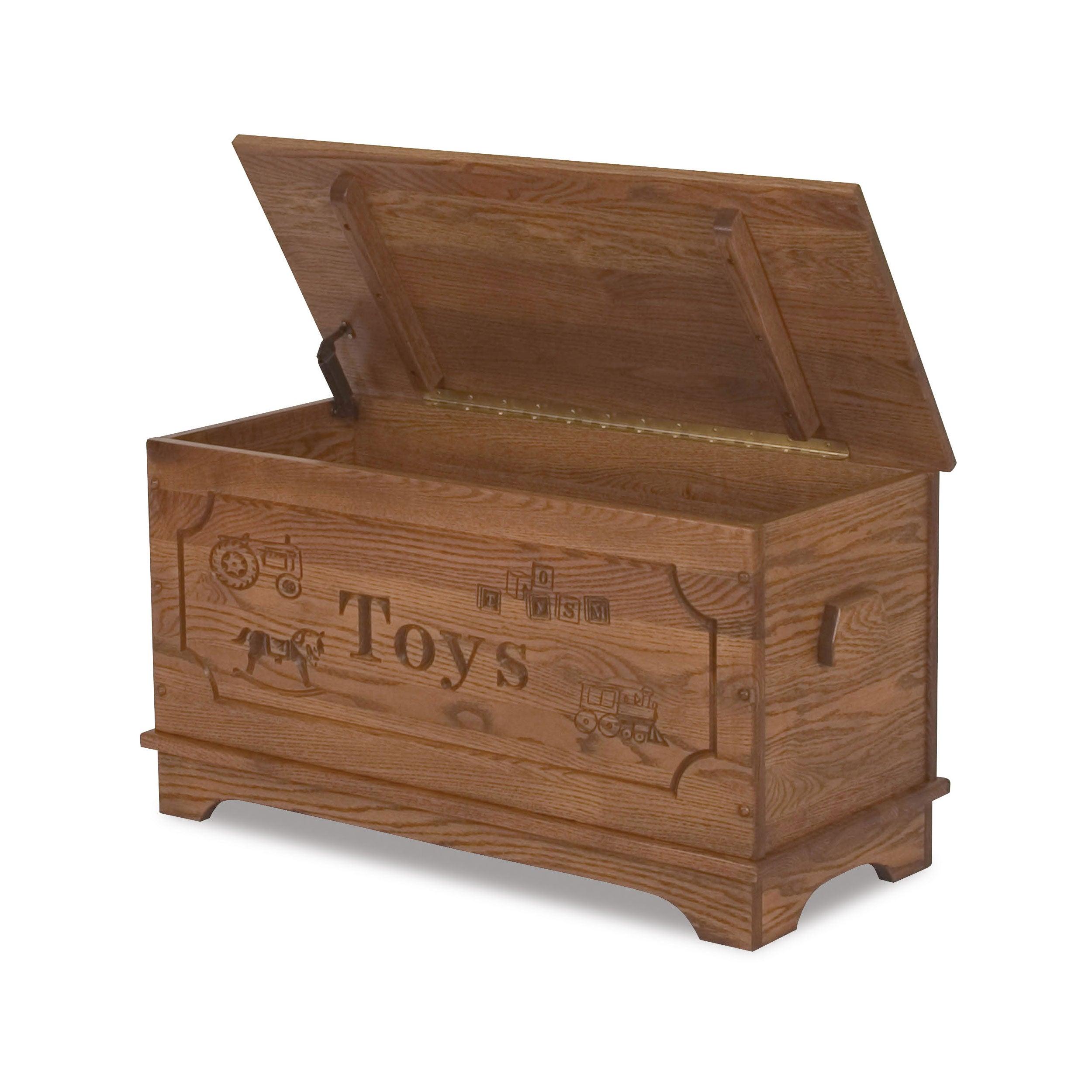 Amish Solid Wood Toy Box Herron S