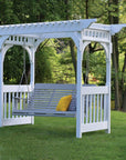 Vinyl Swing Arbor - Herron's Furniture