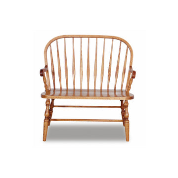 Bent Feather Amish Bow Bench - Herron's Furniture