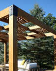 Custom Vineyard Wood Amish Pergola - Herron's Furniture