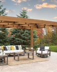 Custom Vineyard Wood Amish Pergola - Herron's Furniture