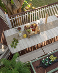 Mayhew Poly Swivel Rocker & Harbor Dining Set - Herron's Furniture