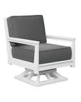 Mayhew Poly Swivel Rocker & Harbor Dining Set - Herron's Furniture