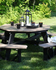 Octagon Poly Picnic Table - Herron's Furniture