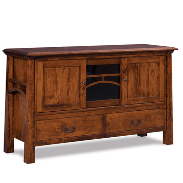 Artesa 63" Amish TV Stand with Drawers - Herron's Furniture