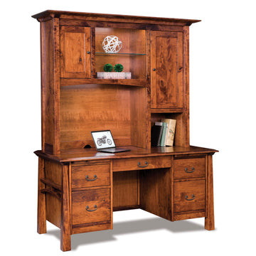 Artesa Amish Desk with Hutch - Herron's Furniture