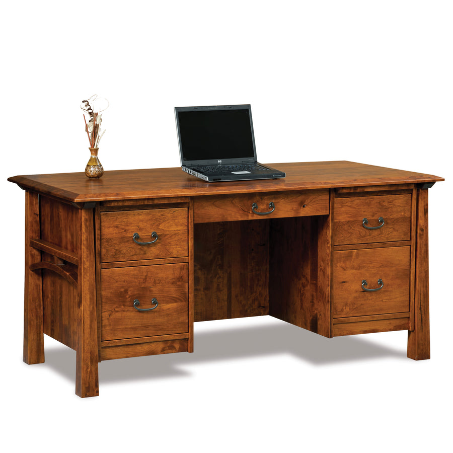 Artesa Amish Executive Desk - Herron's Furniture