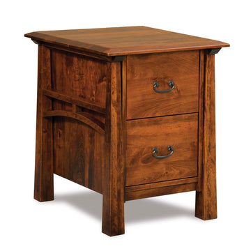 Artesa Amish Solid Wood File Cabinet - Herron's Furniture