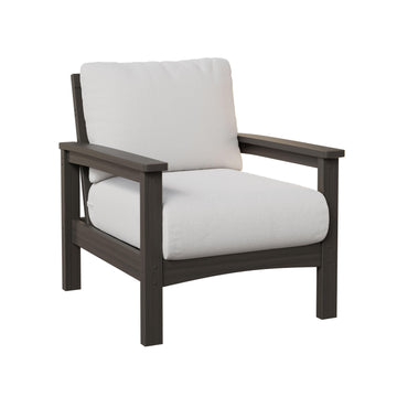 Camden Amish Club Chair with Cushions - Herron's Furniture