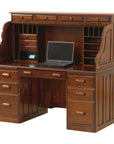Computer Amish Deluxe Rolltop Desk - Herron's Furniture