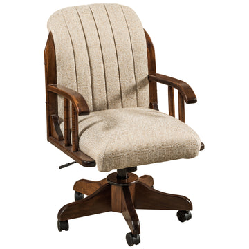 Delray Amish Desk Chair - Herron's Furniture