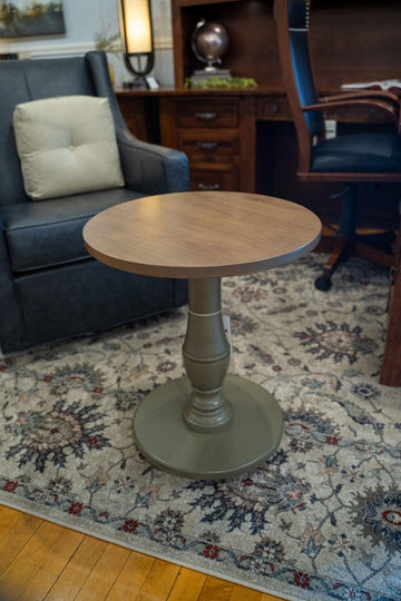 Harbor End Table in Green Forest - Herron's Furniture
