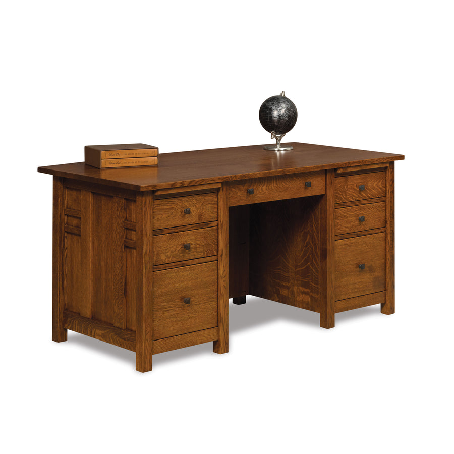 Kascade Amish Executive Desk - Herron's Furniture