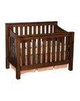 Mission Economy Slat Crib - Herron's Furniture