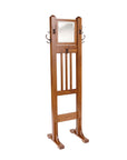 Amish Mission Hall Tree with Mirror - Herron's Furniture