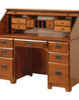 Murphy Amish Rolltop Desk - Herron's Furniture