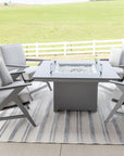 Numa Fire Pit with Kinsley Lounge Chairs Set - Herron's Furniture
