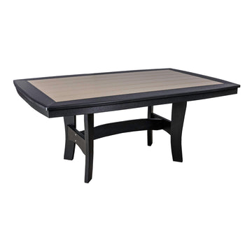 Outdoor Amish Dining Table with Border - Herron's Furniture