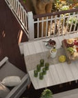 Mayhew Poly Swivel Rocker & Harbor Dining Set
