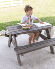 Rectangular Amish Kids Picnic Table - Herron's Furniture