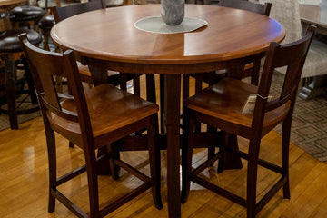 Round Counter 5-Piece Dining Set - Herron's Furniture