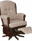 Swan Back Swivel Glider - Herron's Furniture