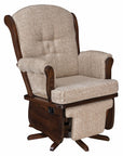 Swan Back Swivel Glider - Herron's Furniture