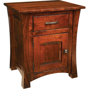 Woodbury 1-Door 1-Drawer Amish Nightstand - Herron's Furniture