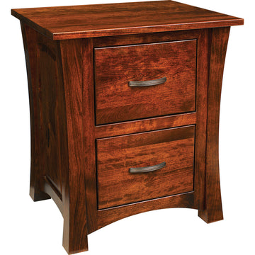 Woodbury Amish 2-Drawer Nightstand - Herron's Furniture