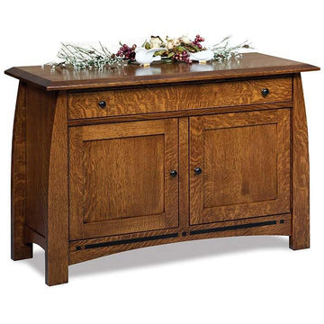 Boulder Creek Amish Sofa Table Enclosed - Herron's Furniture