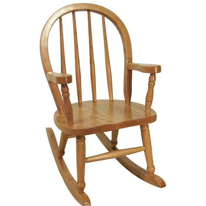 Childs wooden outlet rocker