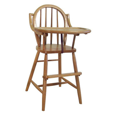 Bow Amish High Chair - Herron's Furniture