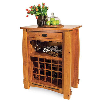 Colebrook Amish Wine Cabinet - Herron's Furniture