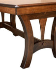 Grand Island Amish Trestle Table - Herron's Furniture