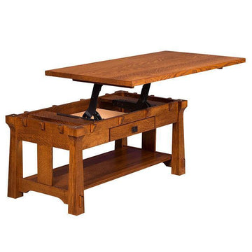 Manitoba Amish Lift Coffee Table - Herron's Furniture