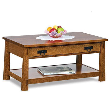 Modesto Amish Coffee Table - Herron's Furniture