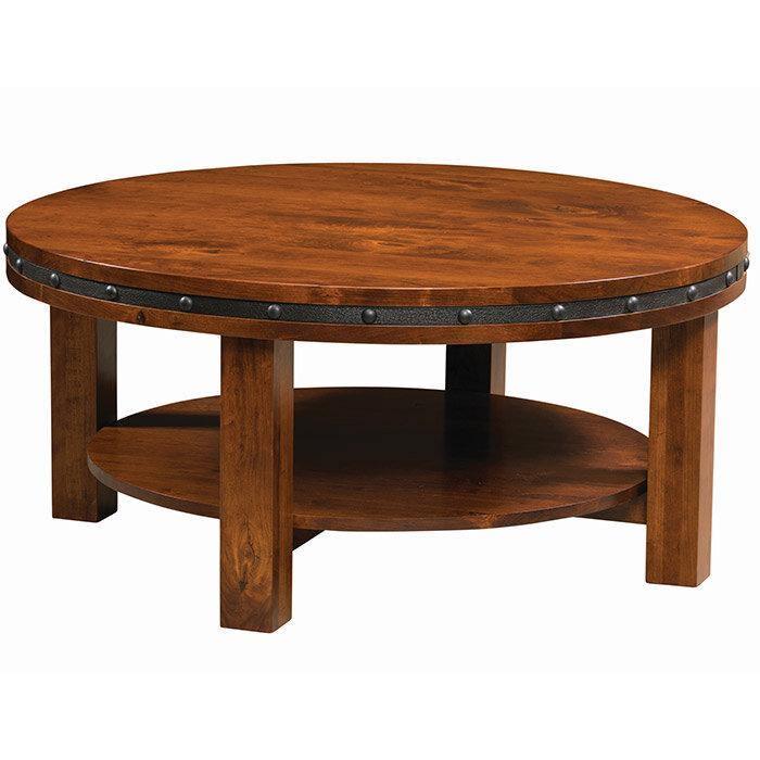 Pasadena Amish Round Coffee Table - Herron's Furniture