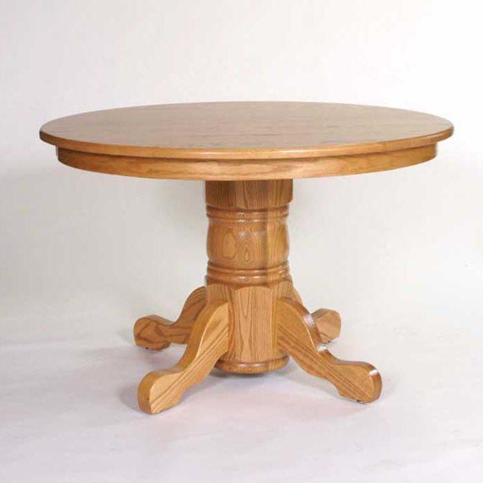 Round Folding Leaf Table Herron's Furniture