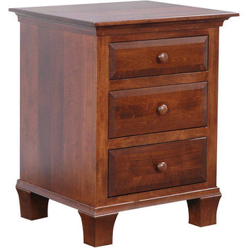 Willow Amish Nightstand with Drawers - Herron's Furniture