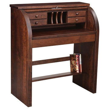 Wilson Amish Rolltop Desk - Herron's Furniture