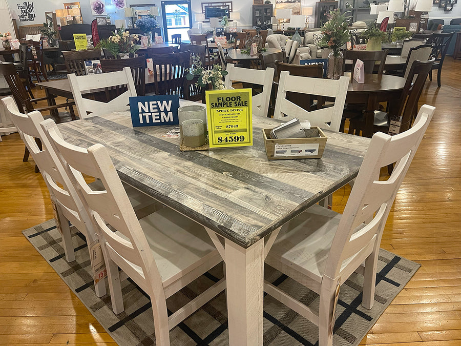 7-Piece Laminate Solid Top Dining Set